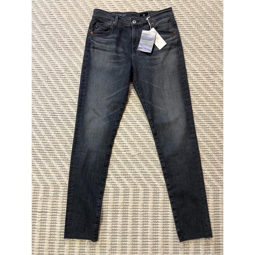 DL1961 Farrah High Waist Jeans Gray NWT 28